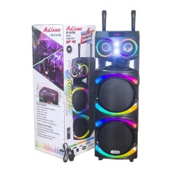 Ailiang Portable Wireless Karaoke Speaker KOLAV-A1215K with Dual Mic Black Ailiang Portable Wireless Karaoke Speaker KOLAV-A1215K with Dual Mic Black